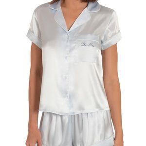 Jonquil Bridal Satin Short Pajama Set NWT